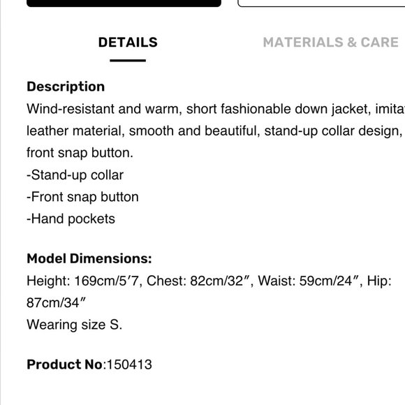 NWOT LIT Puffer Faux-leather Snap Fluffy Coat S black MSRP $199 - Picture 8 of 11